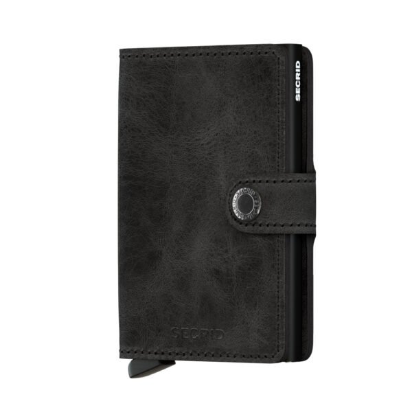 Portefeuille Van Secrid In Het Zwart In Model M-miniwallet