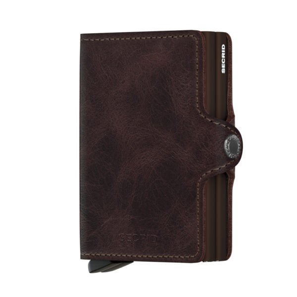 Portefeuille Van Secrid In Het Bruin In Model T-twinwallet