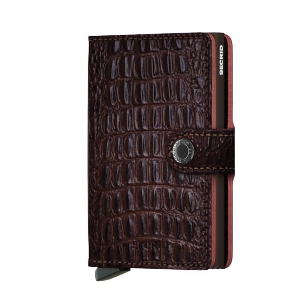 Portefeuille Van Secrid In Het Bruin In Model M-miniwallet