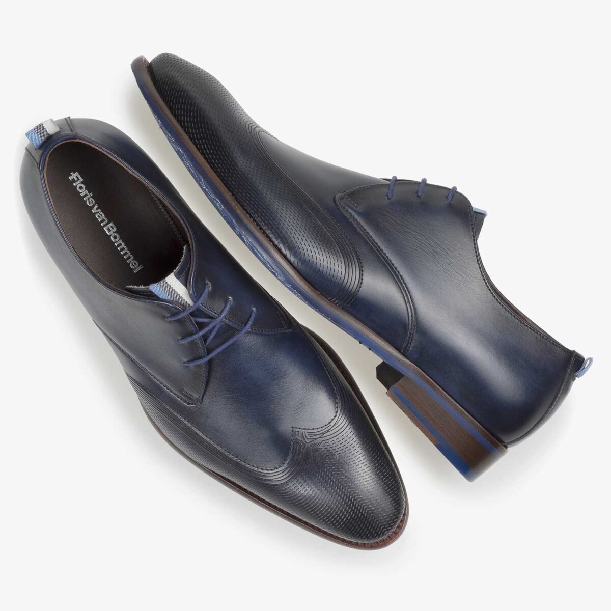 Schoenen Van Vanbommel In Het Blauw In Model Leest G1/2 Standaard