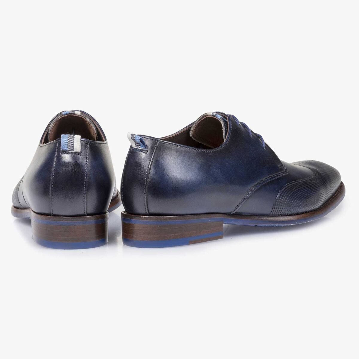 Schoenen Van Vanbommel In Het Blauw In Model Leest G1/2 Standaard