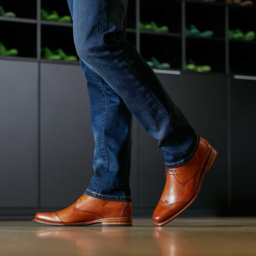 Schoenen Van Vanbommel In Het Cognac In Model Leest H Breed