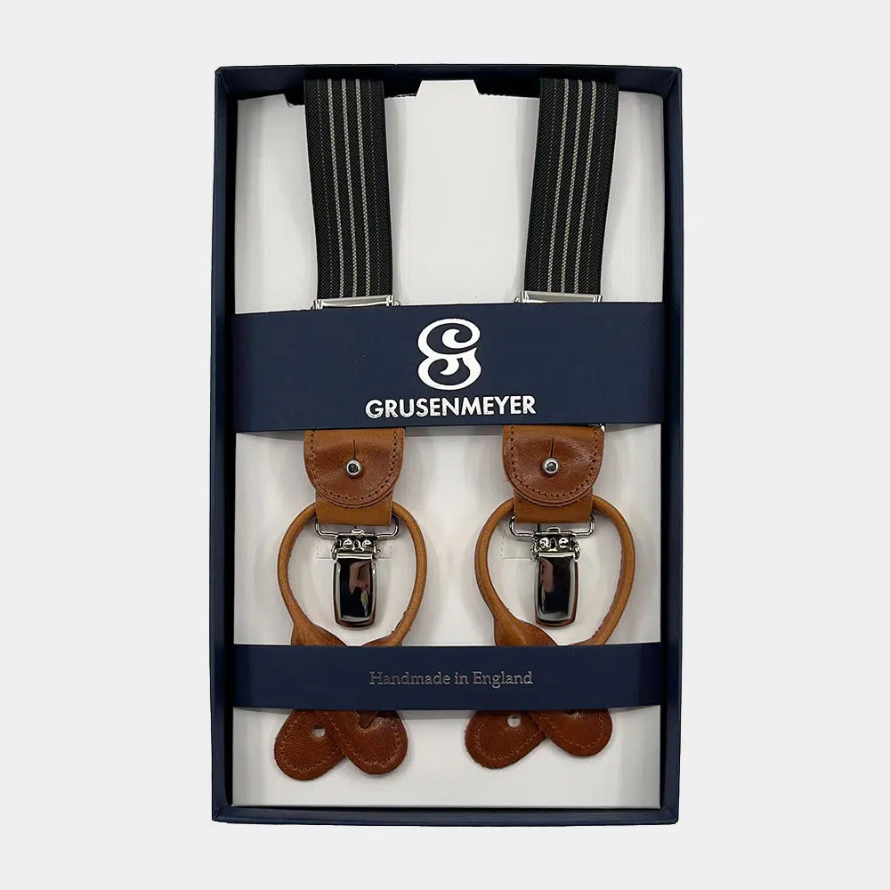 Bretellen Van Grusenmeyer In Het Kaki In Model