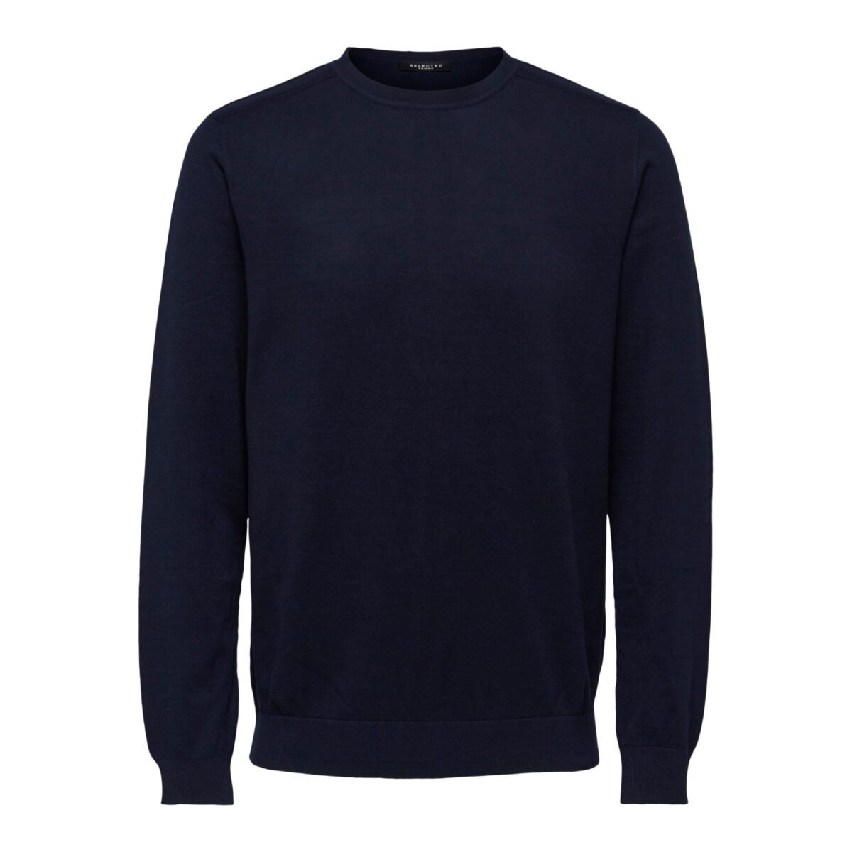 Pull Van Selected In Het Blauw In Model 16074682 Slhberg Crew Neck B Noos
