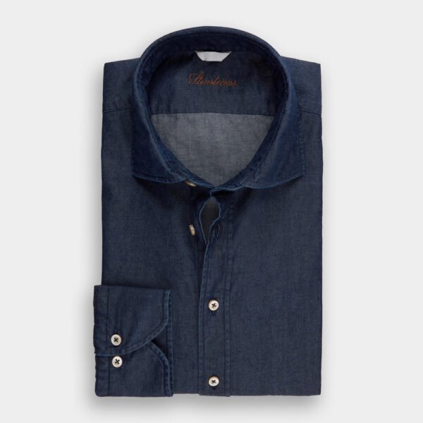 Hemden Van Stenströms In Het Blauw In Model Slim Fit Jeans