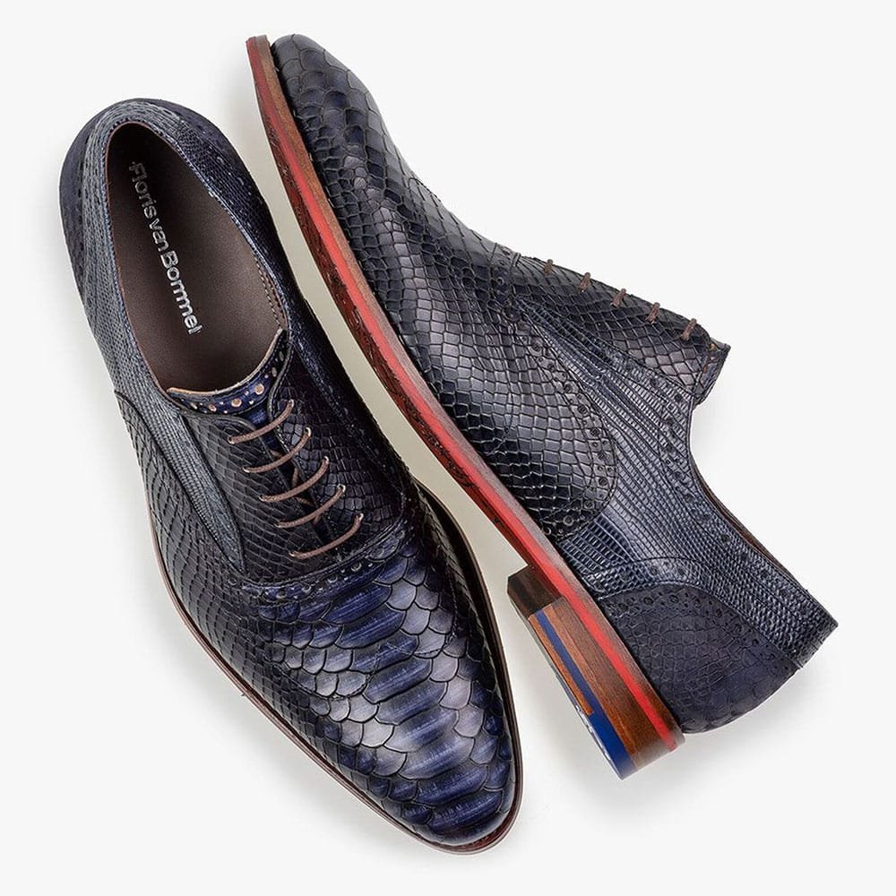 Schoenen Van Vanbommel In Het Blauw In Model Leest 109g1/2