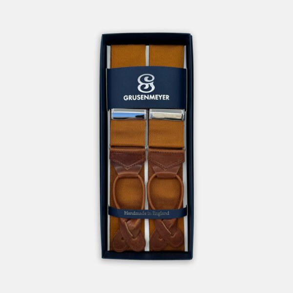 Bretellen Van Grusenmeyer In Het Roest In Model Bretellen - Basic 40mm