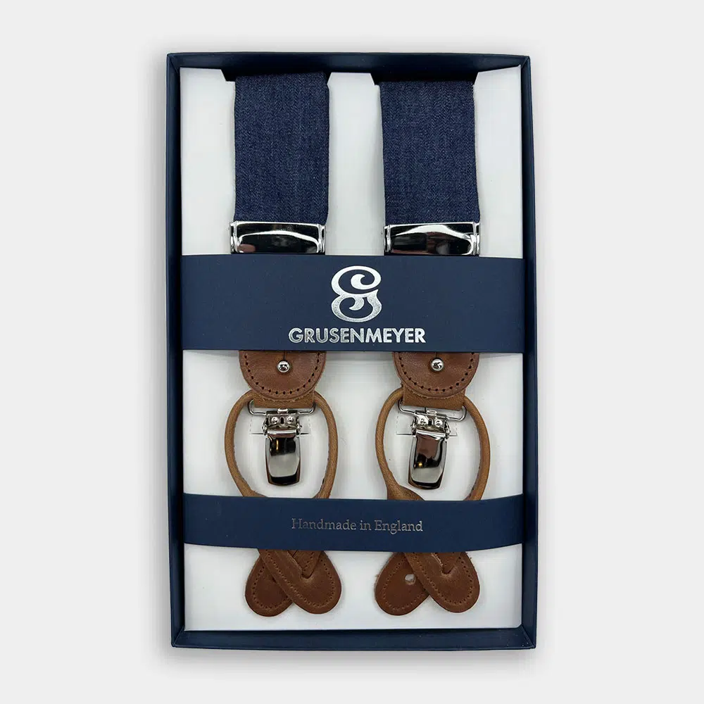 Bretellen Van Grusenmeyer In Het Blauw In Model Bretellen - Denim