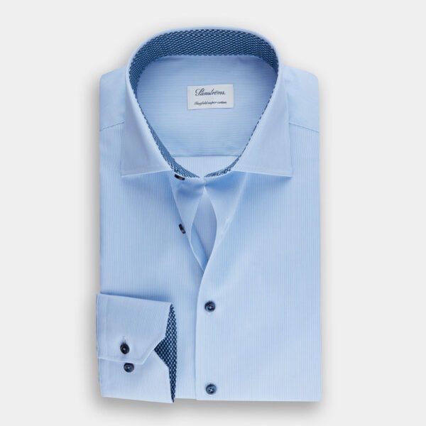 Hemden Van Stenströms In Het Lichtblauw In Model Slim Fit