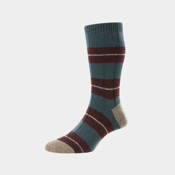 Kousen Van Pantherella In Het Blauw In Model Merino Wool