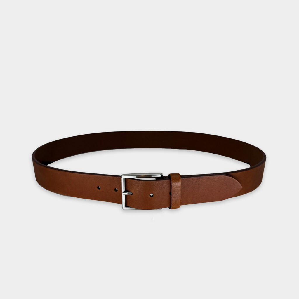 Riem Van Anderson's In Het Bruin In Model Lederen Jeansriem Bruin
