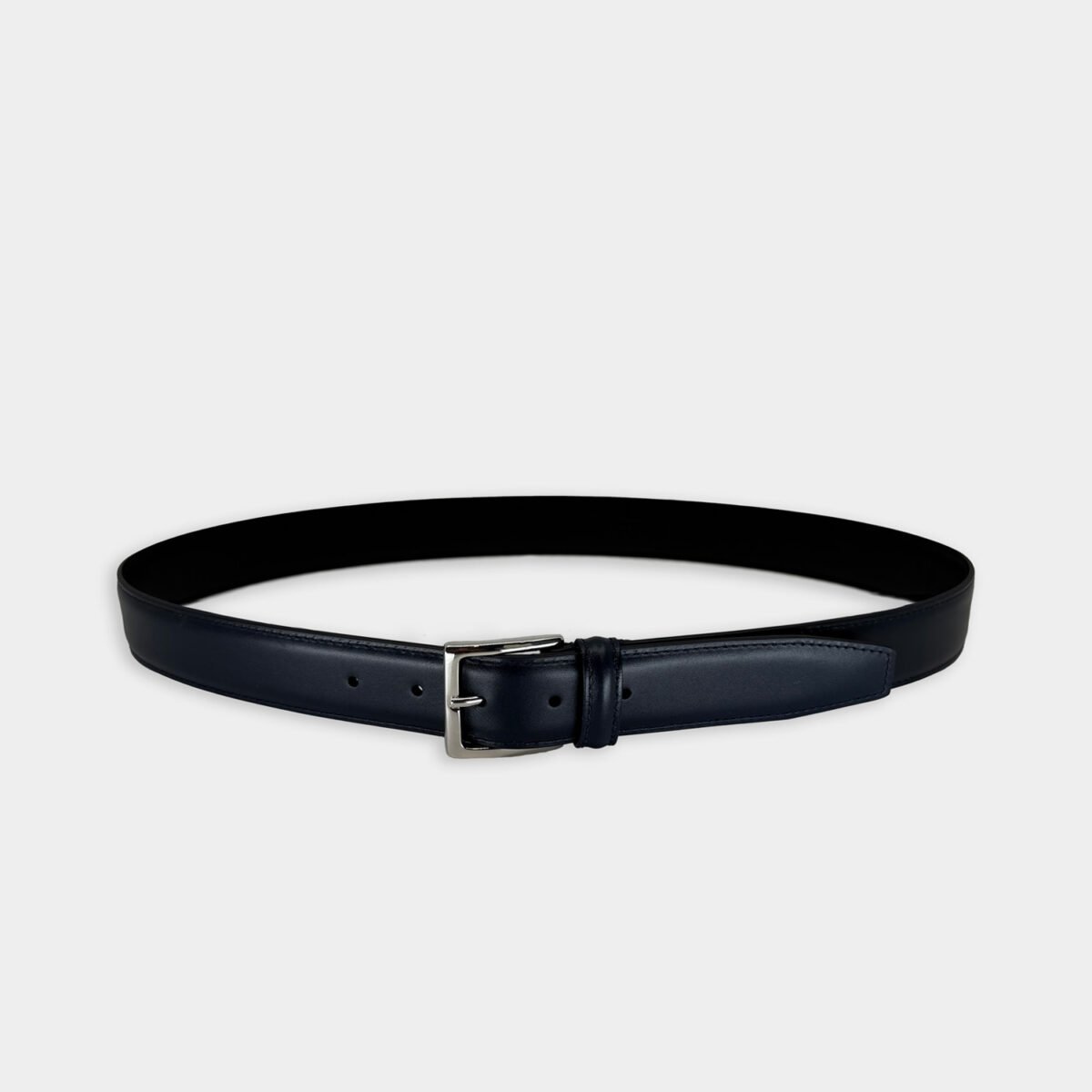 Riem Van Anderson's In Het Blauw In Model Lederen Riem Navy