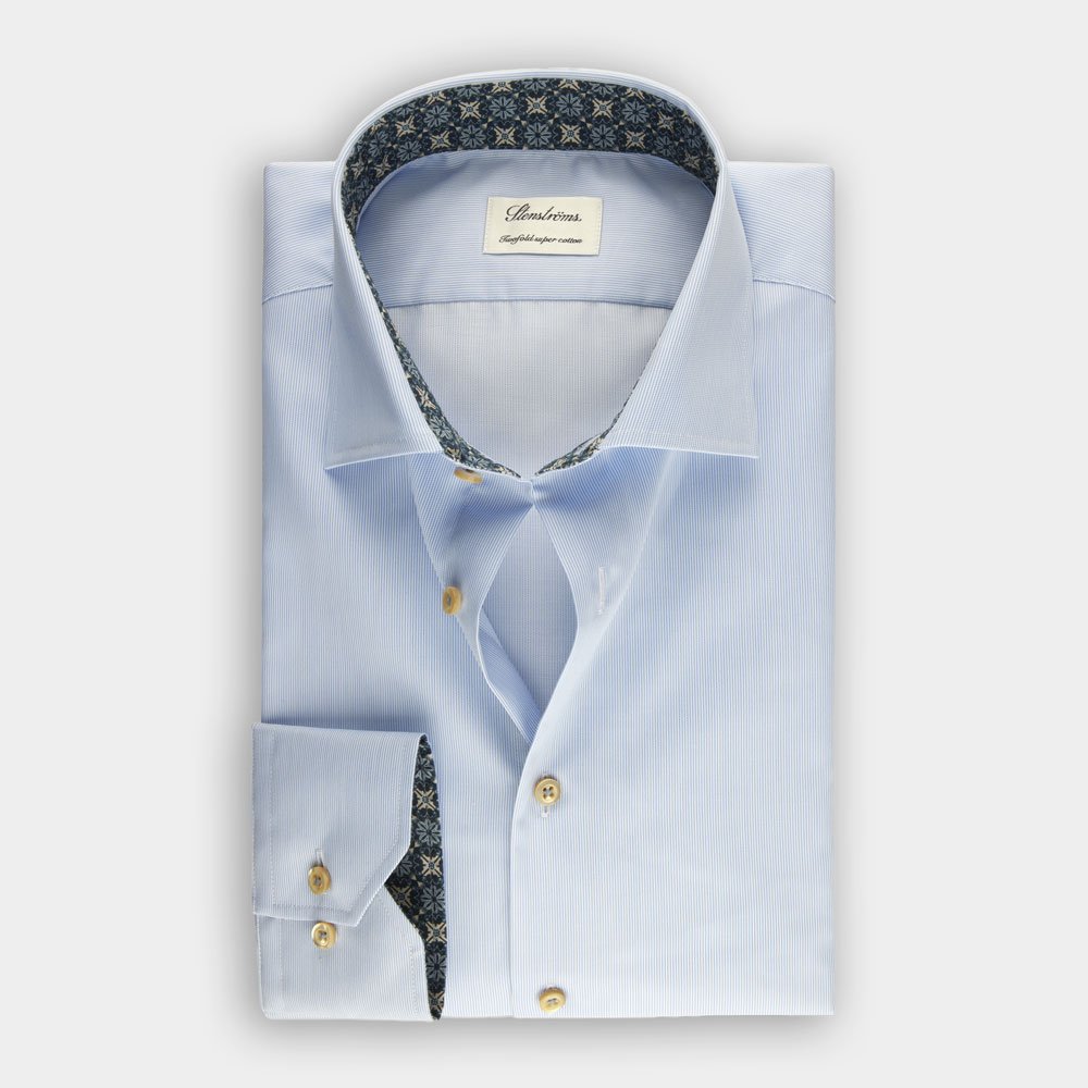 Hemden Van Stenströms In Het Lichtblauw In Model 