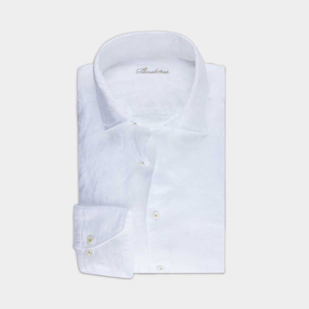 Hemden Van Stenströms In Het Wit In Model Linnen