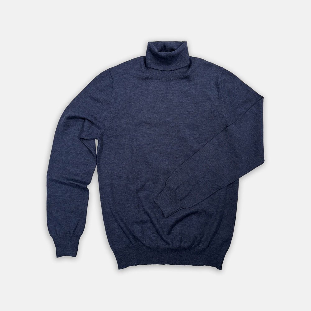 Turtlenecks Van Gran Sasso In Het Blauw In Model 