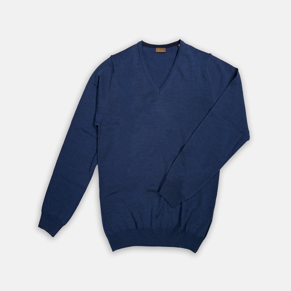 V-necks Van Stenströms In Het Blauw In Model V-hals