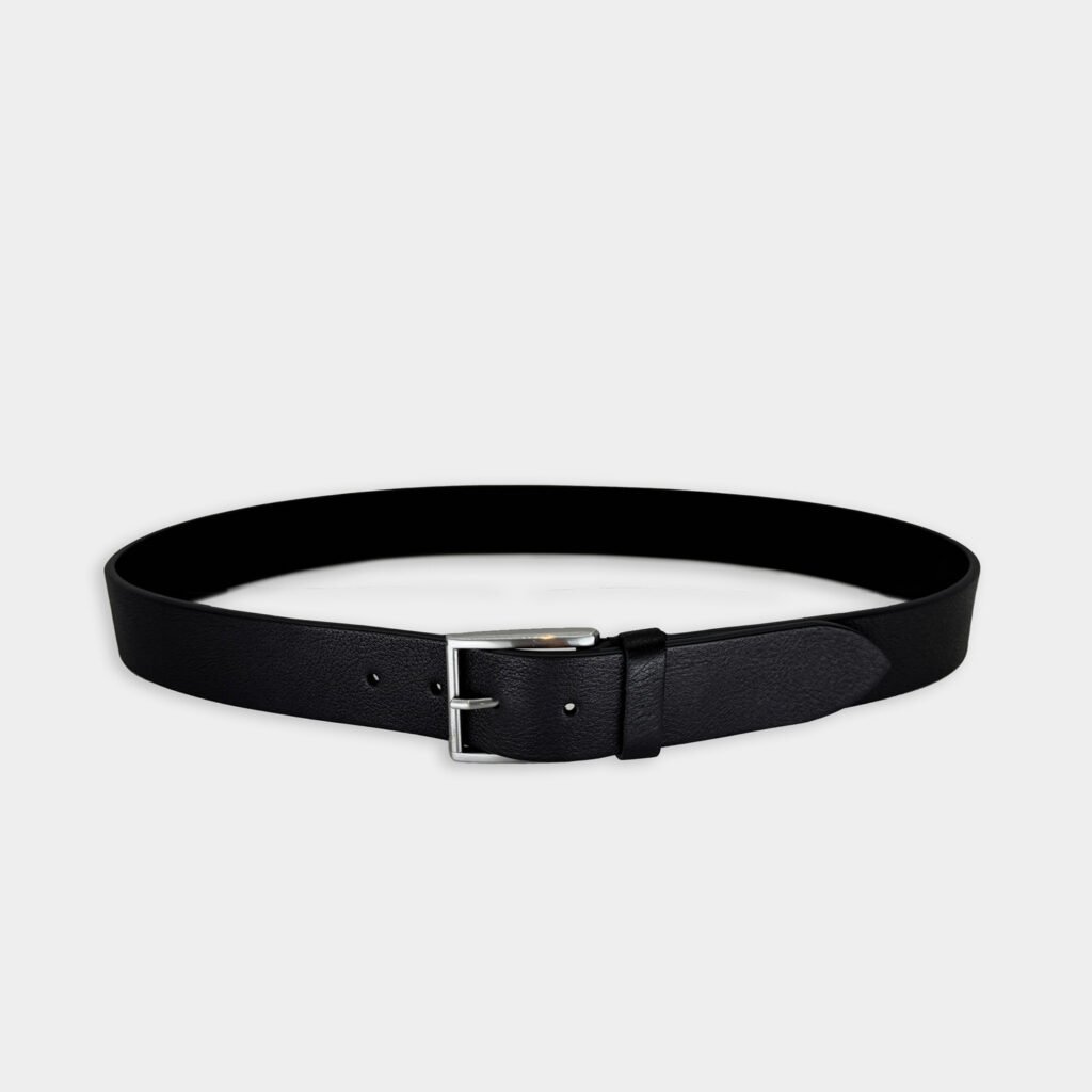 Riem Van Anderson's In Het Zwart In Model Lederen Jeansriem Zwart