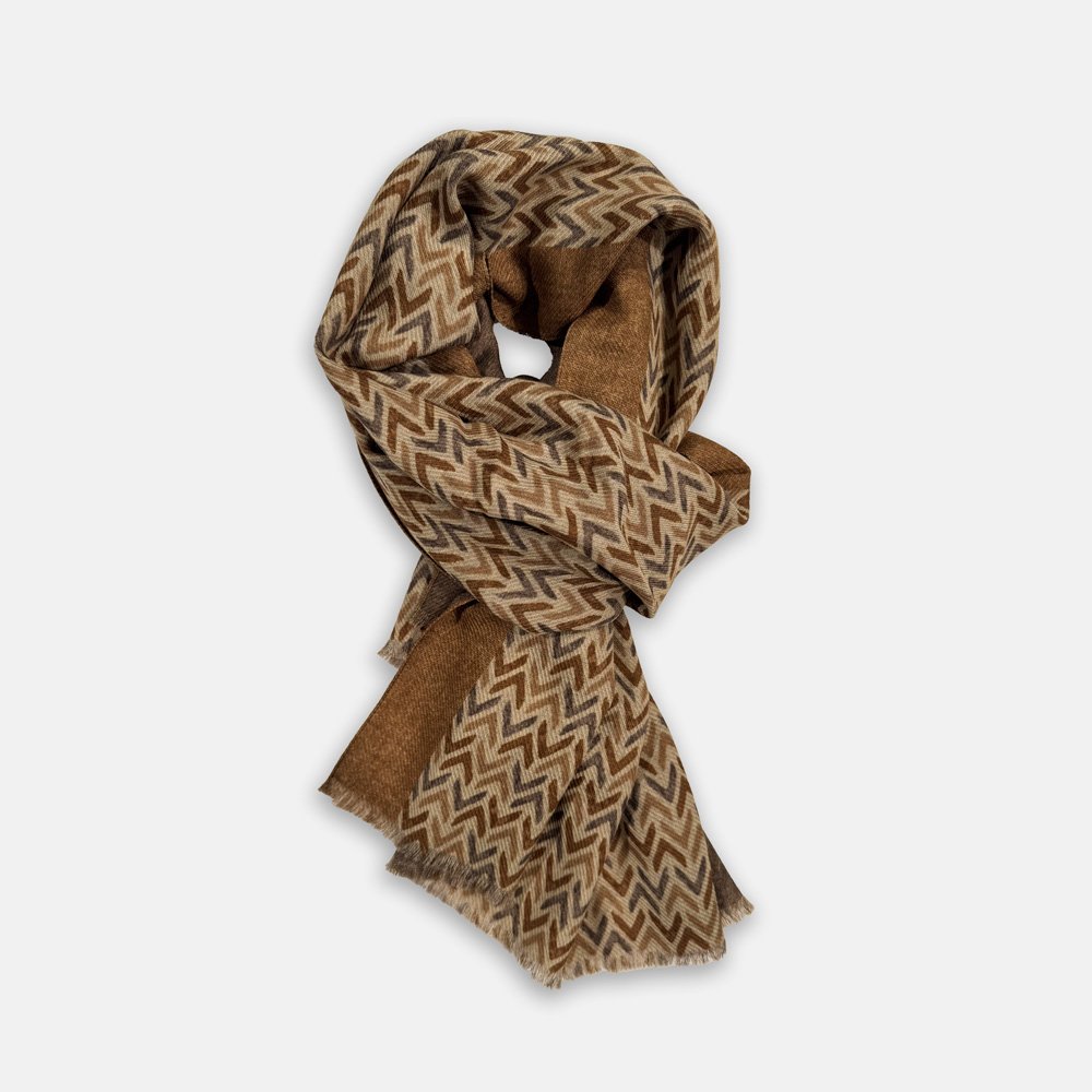 Sjaals Van Gierremilano In Het Roest In Model 