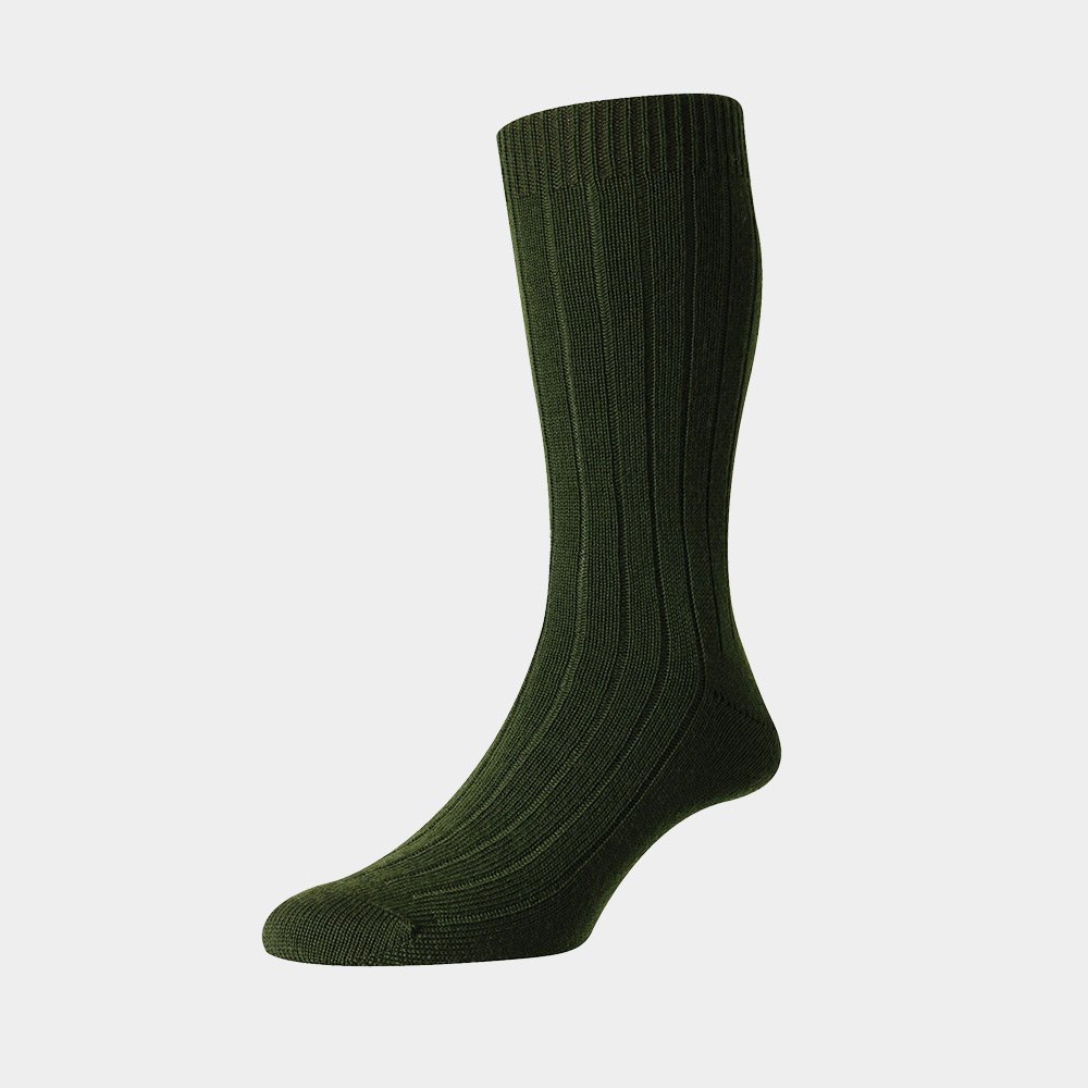 Kousen Van Pantherella In Het Groen In Model 