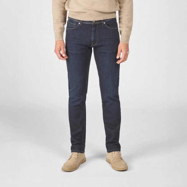 Jeans Van Zilton In Het Blauw In Model Donkerblauwe Jeans Met Regular Fit En Moderne, Stijlvolle Uitstraling.