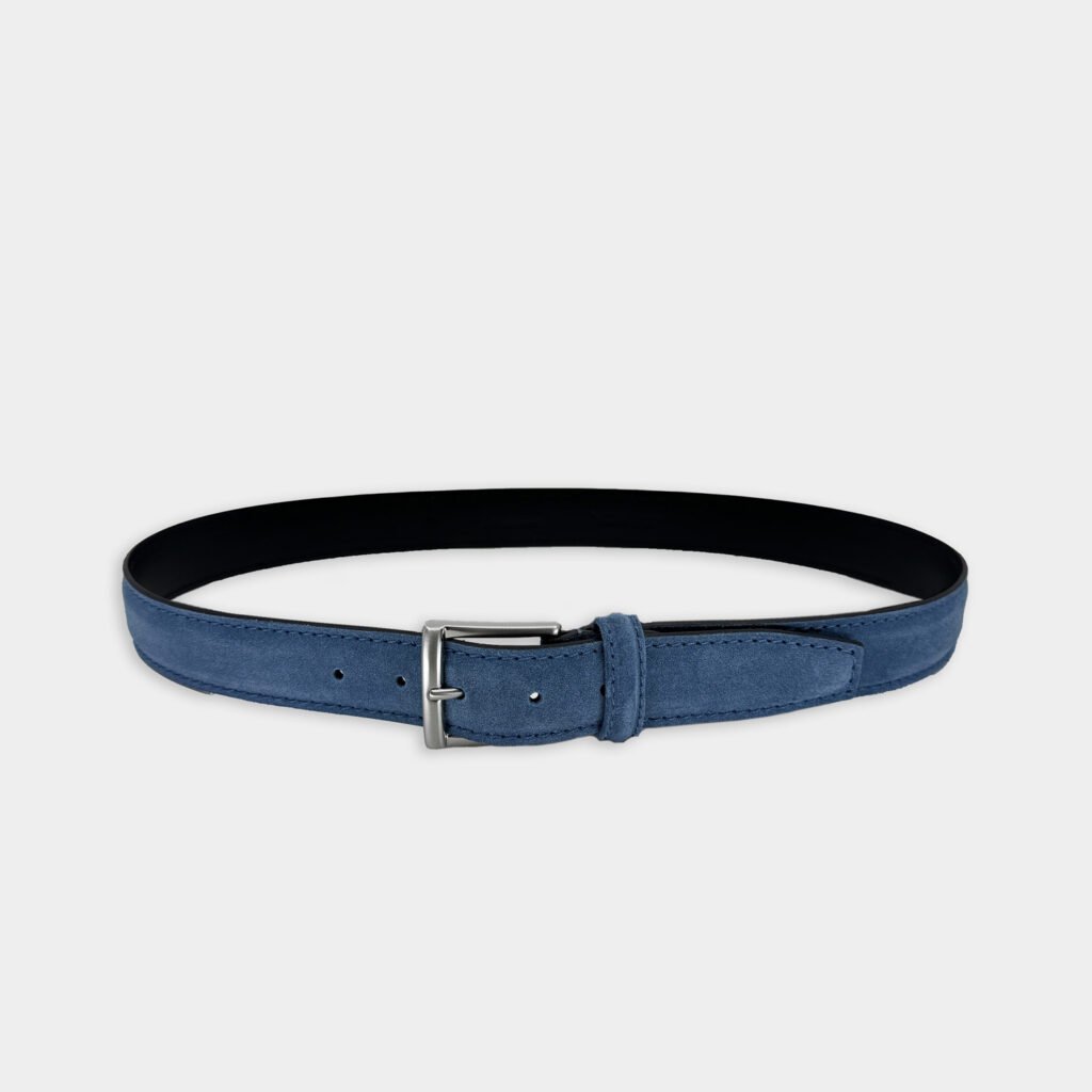 Riem Van Anderson's In Het Blauw In Model Suède Riem Lichtblauw