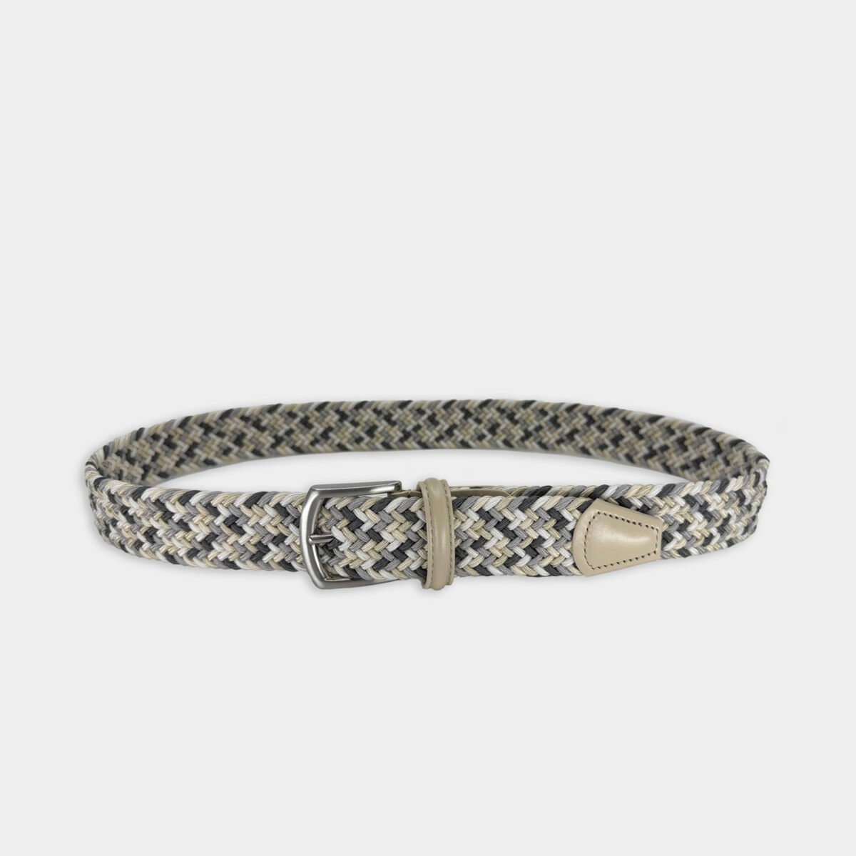 Riem Van Anderson's In Het Beige In Model Multicolor Stretch Riem Beige