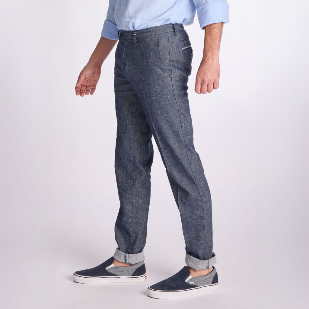 Chino Van Zilton In Het Blauw In Model Magnus Broek – Regular Fit
