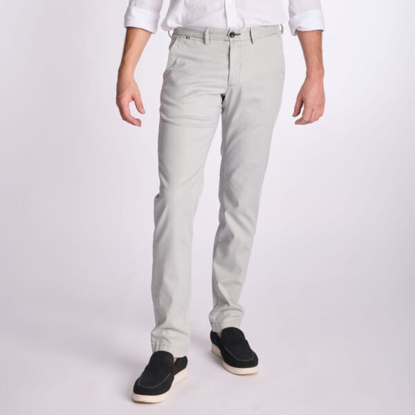 Chino Van Zilton In Het Grijs In Model Sidney – Slim Fit Chino