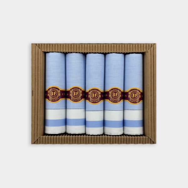 Zakdoeken Van Etex In Het Blauw In Model 