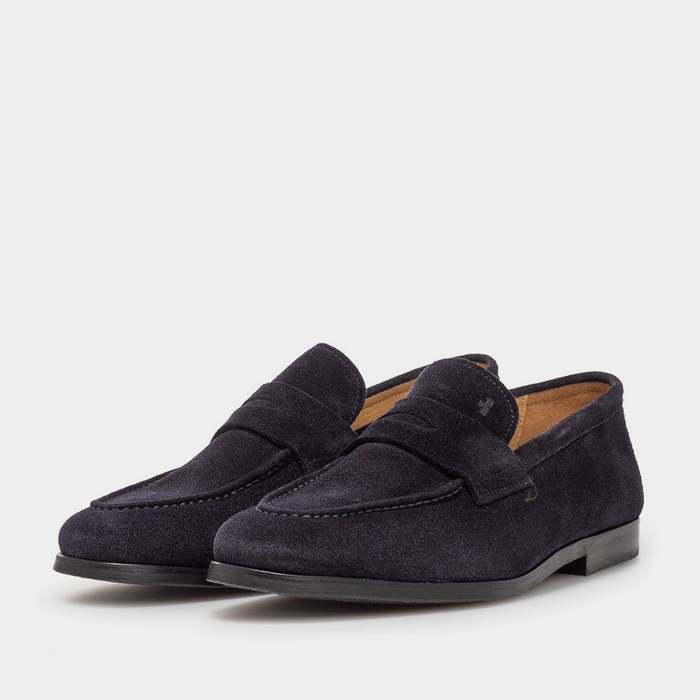 Loafer Van Vanbommel In Het Blauw In Model Leest G1/2