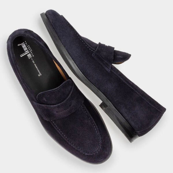 Loafer Van Vanbommel In Het Blauw In Model Leest G1/2