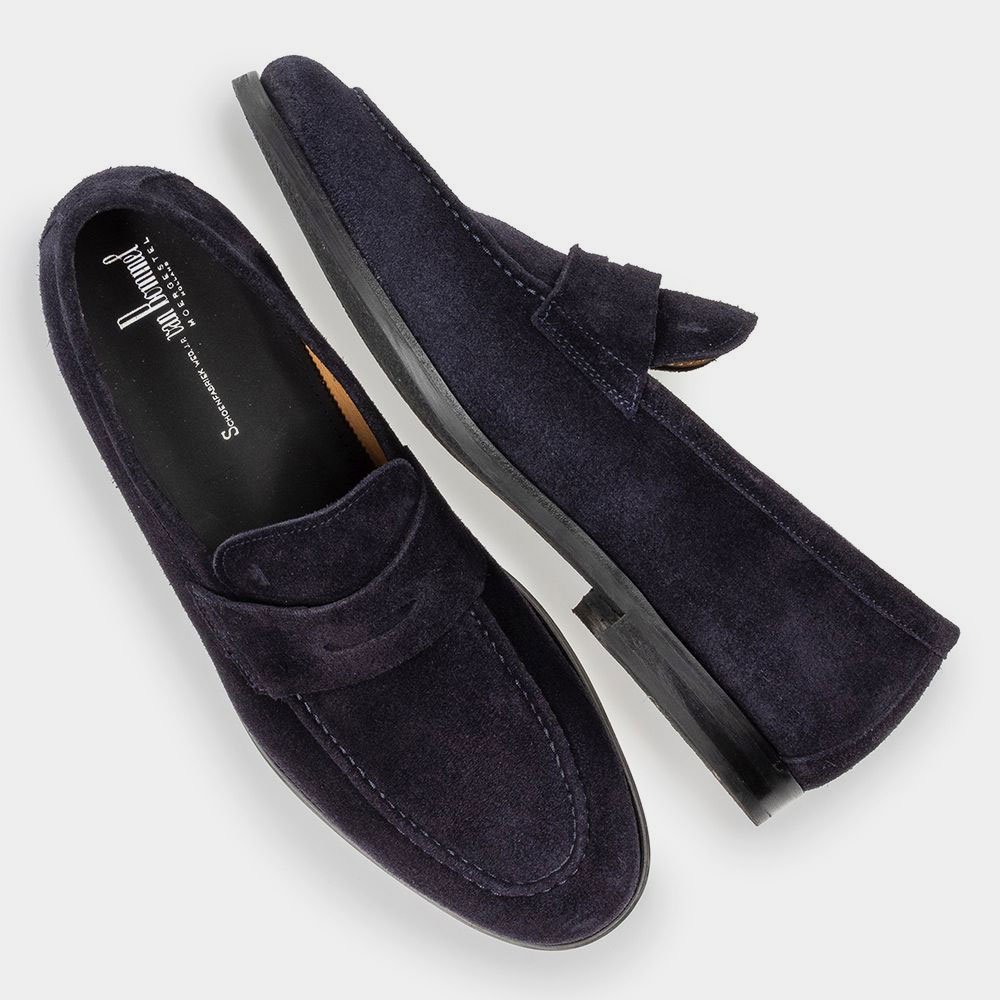 Loafer Van Vanbommel In Het Blauw In Model Leest G1/2
