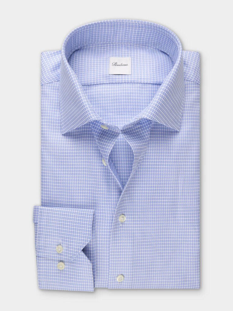 Hemden Van Stenströms In Het Blauw In Model